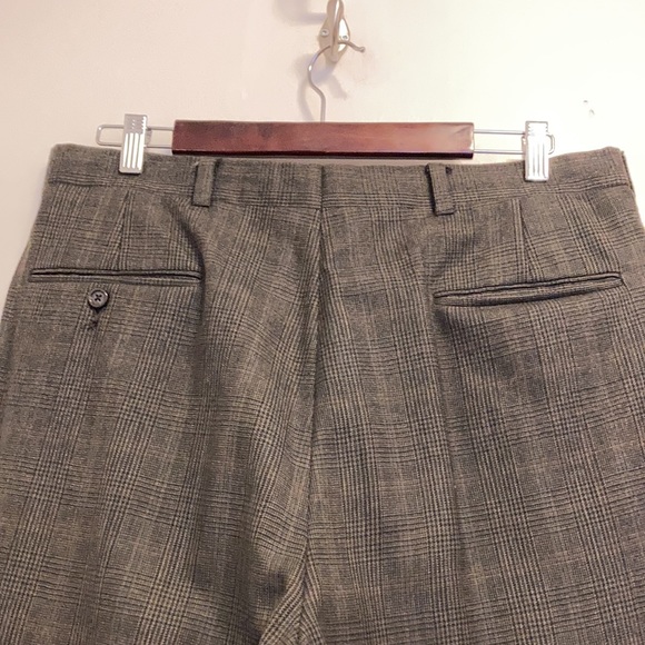 Vintage Burberrys Brown Glencheck Wool Suit Size 41L Union Made USA Preppy - Picture 11 of 16